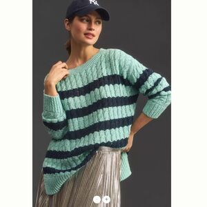 Anthropologie Pilcro Longline Stitch Jumper
